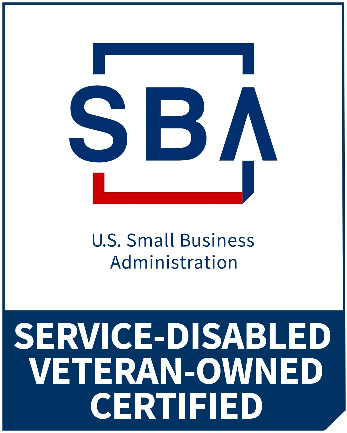 Service-Disabled Veteran-Owned Small Business certified